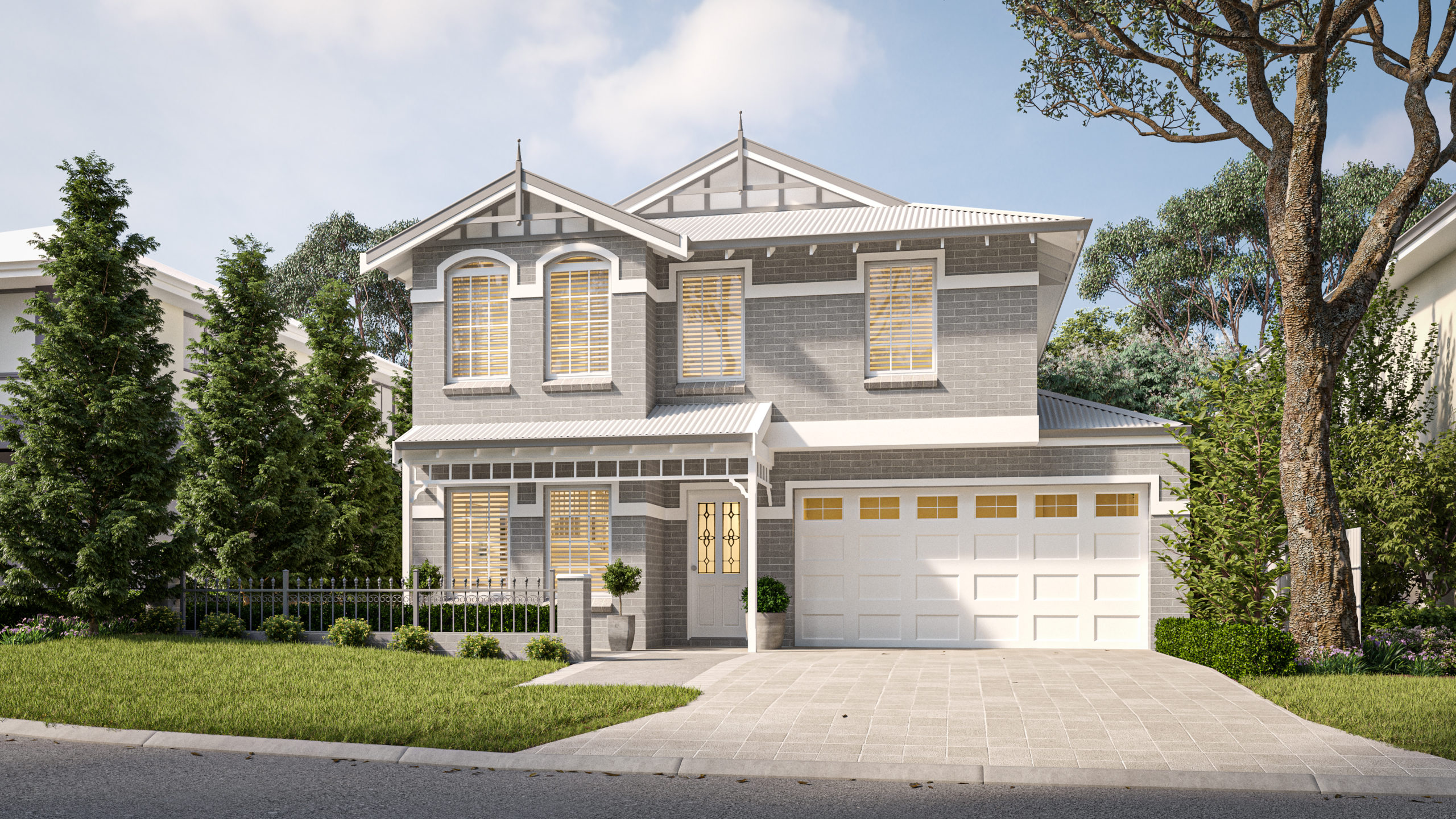 Fitzgerald 4 Bedroom 2 Bathroom Double Storey Design by Plunkett Homes