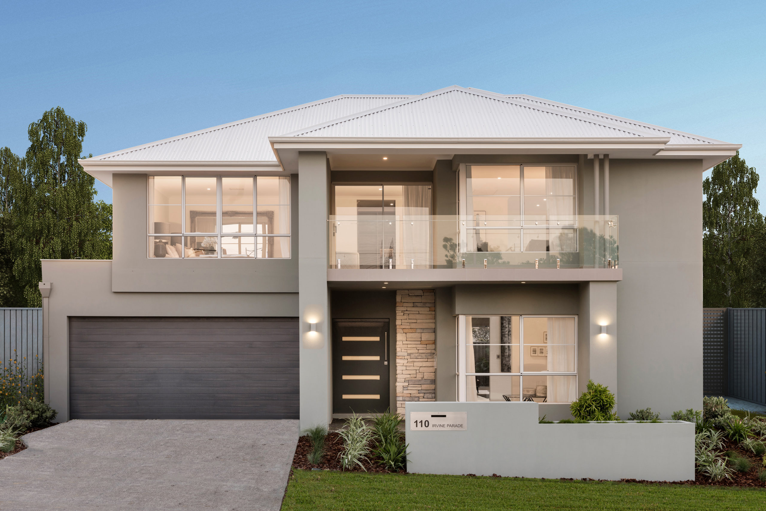 Northwestern 4 Bedroom 3 Bathroom Double Storey Design by Plunkett Homes